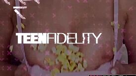 teen alisa horakova shows off big natural tits