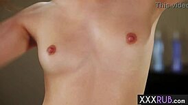 Hot lesbian milf britney amber massages sexy megan salinas with big ass