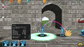 Blue-Haired Princess Gets Fucked by Monster in Hentai Game