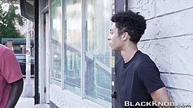 Gay teen 18+ enjoys intense ride with black partner