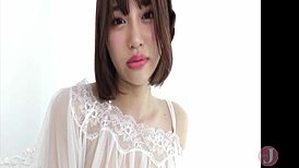 Innocent Asian Babe Seduces with Nipple-Skimming Naughty Outfit