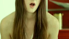 Mirabella, the prodigious sweetheart, enjoys hardcore cowgirl and doggystyle with her small tits bouncing