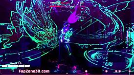 This 3D horny teen whore gets her wet pussy fucked in missionary 😏