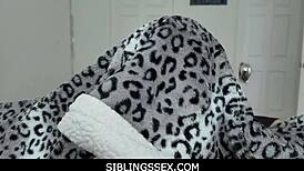 teen 18+ blonde stepsister katie kush surprises stepbrother with halloween blowjob