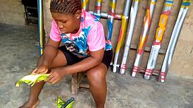 Christmas festivities at the village ranch.