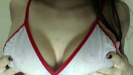 My Big Natural Tits Got So Wet With Excitement