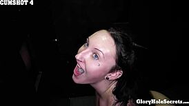 Gloryholesecrets Presents The Hottest December Cumshots With Hot Babes Slurping Cum At The Gloryhole.