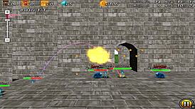 Blue-Haired Princess Gets Fucked by Monster in Hentai Game