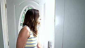 babysitter stripped and fucked by boss