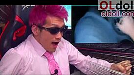 anime character love doll puppet pink in wild toy play