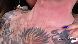 Slim Dominant Tranny Bangs Big Cock Guy in Wild Session