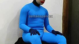 zentai suit guy gets medical injection fetish treatment