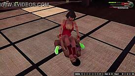I watch dela and josie wrestle naked in 3d lesbian fight
