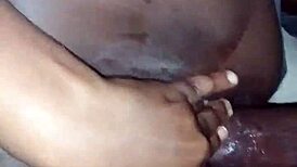 Mr10curve and ocean paradise in missionary squirting with big black cock and toys