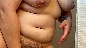 asian model cindy wong teases with shower masturbation and anal toy