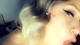 stepmom sucks my cock during quarantine with big tits