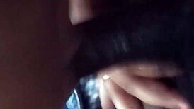 Hey, watch this red BBW suck dick in a car?