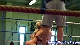 Smalltit Wrestling Lesbos Tease with Tender Touches