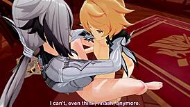 Genshin Impact Anime Babe Rides Hard in Cowgirl Style. Her Big Ass Bounces with Every Thrust!