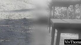 I can’t stop licking my waitress’s sweet pussy