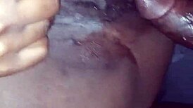 Mr10curve and ocean paradise in missionary squirting with big black cock and toys