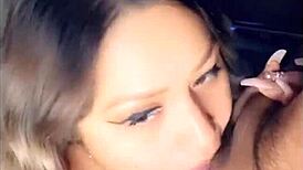 stepmom sucks my cock during quarantine with big tits