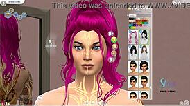 hey, i'm creating an indian-looking teen 18+ girl sim, wanna see?