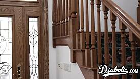 naturally busty latina babe says, daddy, slam me hard with that monster cock!