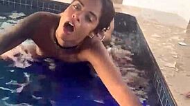 The hot girl came a lot on my big dick