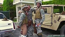 I watch nude Filipino and Japanese army soldiers in intense gay fuck scene