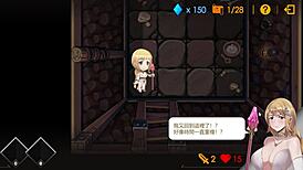 hgame-escape dungeon-莎莉絲．地牢脫出-3~鼠人幫莎莉絲剃掉陰毛後正常位中出