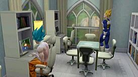 Dragon ball porn epi 20 hentai vegeta se folla a hermosa esposa chichi al lado de su amigo y marido y cornudo netorare