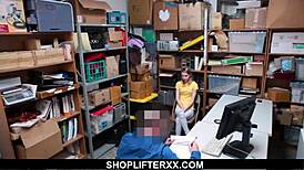 Catarina Petrov Fucks Burglar for Freedom