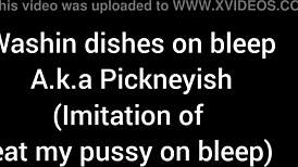 washin dishes while eatin pussy parody