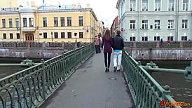 Teen Bent Over For Intense Anal Action