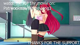 Shinmai Maou NTR Promo Features Mio Naruse And Chisato Hasegawa In Love Triangle Hentai