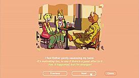 Odymos LGBT hentai game ep 9 features bisexual threesome with monster cock anal and orgasms.