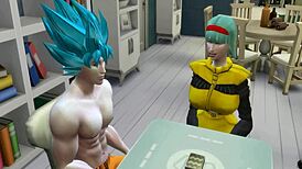 Dragon ball porn epi 20 hentai vegeta se folla a hermosa esposa chichi al lado de su amigo y marido y cornudo netorare