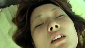 Japanese Babe In Missionary Creampie