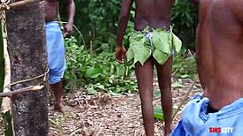 Fucking Hard in a Local Prison with Wet Black Group Action