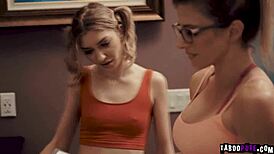 Coach Cory Chase seduces Mackenzie Moss for steamy threesome