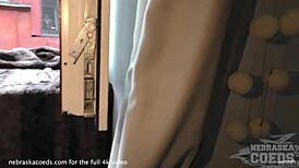 pretty tasha masturbating with dildo in pov