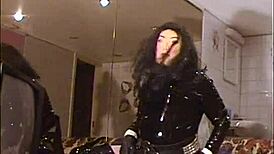 Roxina shines in her shiny panties during this casual video session