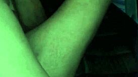 Latina shemale sucks monster cock in van until orgasm