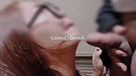 Feeling the rush of a risky quickie in a public parking lot