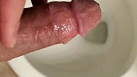 My Big Shiny Saliva-Covered Cock in Solo Action