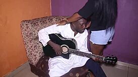 Guitar Talent Leads to Wild Fuck