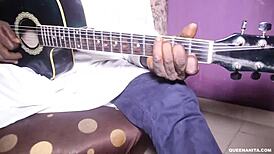 Guitar Talent Leads to Wild Fuck