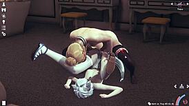 choi kieu ech op vietnamese asian homemade video