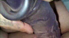 Making Wife Squirt With Big Dildo